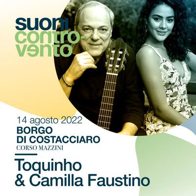 Toquinho and Camilla Faustino